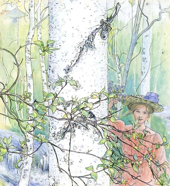 Carl Larsson Spring France oil painting art